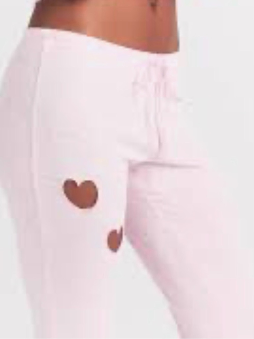 Skims White pants limited edition with Heart Cutouts - Picture 3 of 6